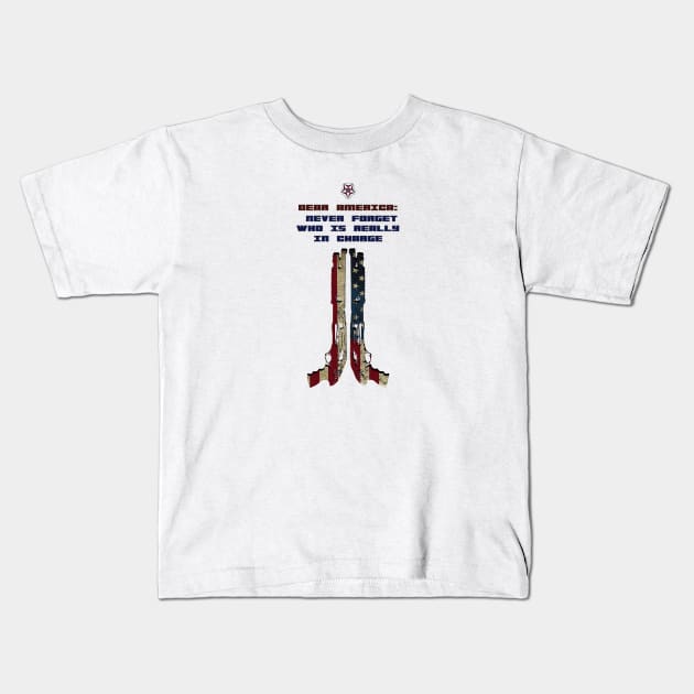 IN CHARGE Front Kids T-Shirt by Plutocraxy